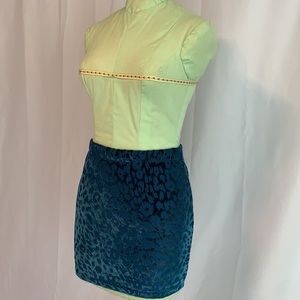MUDD Dark Teal Mini Skirt